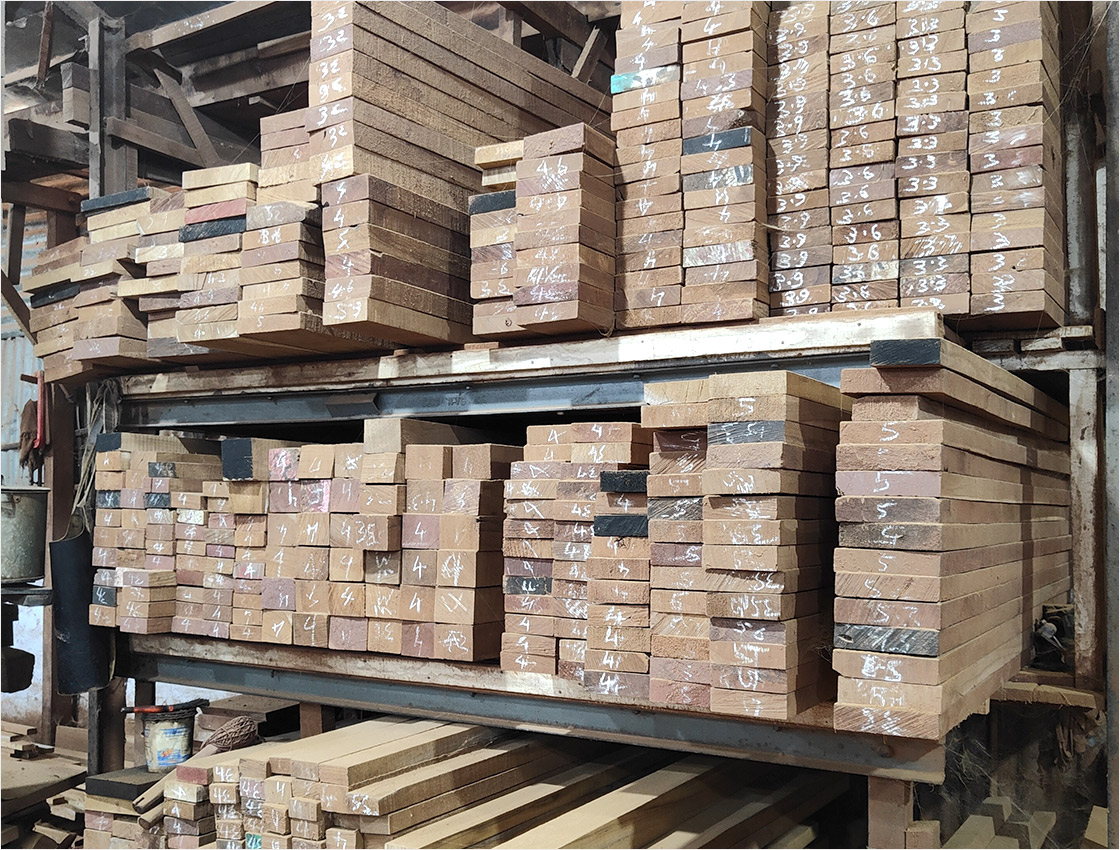 Timber in Kanchipuram
